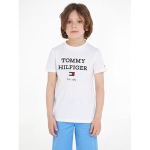 T-shirt met korte mouwen TOMMY HILFIGER. Katoen materiaal. Maten 14 jaar - 162 cm. Wit kleur