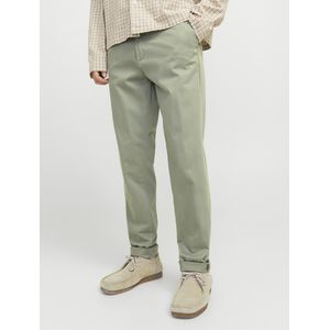 Chino slim broek Marco JACK & JONES. Katoen materiaal. Maten Maat 29 (US) - Lengte 32. Groen kleur