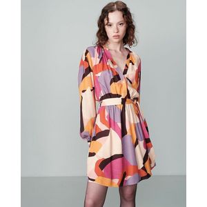 Jurk NOUVELLE GRACE AND MILA. Viscose materiaal. Maten S. Multicolor kleur