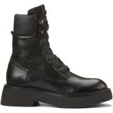 Leren bottines met veters MJUS. Leer materiaal. Maten 41. Zwart kleur