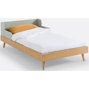 Kinderbed met lattenbodem, Augusto LA REDOUTE INTERIEURS. Hout materiaal. Maten 90 x 190 cm. Kastanje kleur