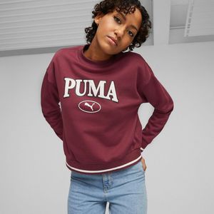 Sweater Puma Squad Crew Fleece PUMA. Katoen materiaal. Maten M. Rood kleur