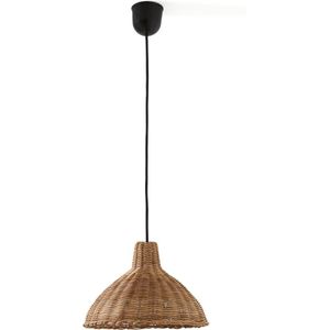 Hanglamp in rotan Ø26 cm, Alaya LA REDOUTE INTERIEURS. Rotan materiaal. Maten één maat. Beige kleur