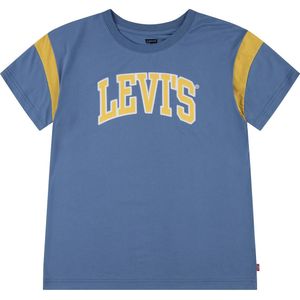 T-shirt met korte mouwen LEVI'S KIDS. Katoen materiaal. Maten 12 jaar - 150 cm. Blauw kleur