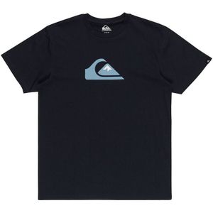 T-shirt met korte mouwen en gecentreerd logo QUIKSILVER. Katoen materiaal. Maten M. Blauw kleur