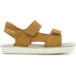 Leren sandalen Goa Boy Scratch SHOO POM. Leer materiaal. Maten 29. Kastanje kleur