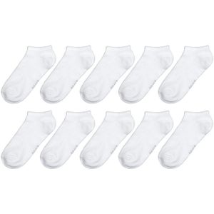 Set van 10 paar sokken LA REDOUTE COLLECTIONS. Katoen materiaal. Maten 27/30. Wit kleur