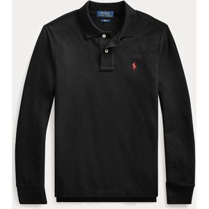 Polo met lange mouwen POLO RALPH LAUREN. Katoen materiaal. Maten M. Zwart kleur