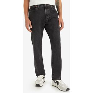 Rechte jeans 501® '54 LEVI'S. Katoen materiaal. Maten W33 - Lengte 32. Zwart kleur