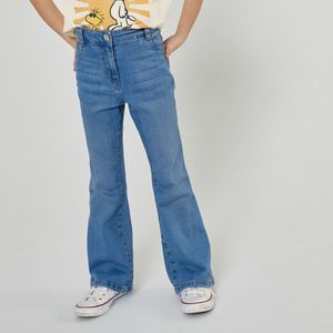 Flare jeans LA REDOUTE COLLECTIONS. Katoen materiaal. Maten 12 jaar - 150 cm. Blauw kleur