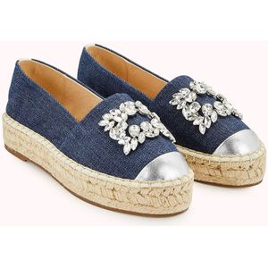 Espadrilles in denim Hijoa COSMOPARIS. Canvas materiaal. Maten 41. Blauw kleur