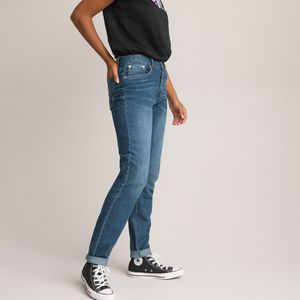 Mom jeans LEVI'S KIDS. Katoen materiaal. Maten 5 jaar - 108 cm. Blauw kleur