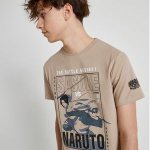 T-shirt Naruto NARUTO SHIPPUDEN. Katoen materiaal. Maten XXS. Beige kleur