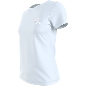 T-shirt met ronde hals en korte mouwen, set van 2 CALVIN KLEIN JEANS. Katoen materiaal. Maten S. Blauw kleur