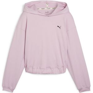 Hoodie voor yoga Studio Foundation PUMA. Polyester materiaal. Maten L. Roze kleur