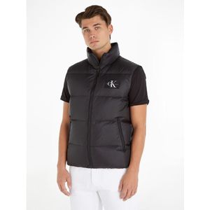 Korte bodywarmer met opstaande kraag, tussenseizoen CALVIN KLEIN JEANS. Polyamide materiaal. Maten M. Zwart kleur