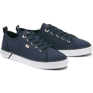 Sneakers in stof TOMMY HILFIGER. Katoen materiaal. Maten 36. Blauw kleur