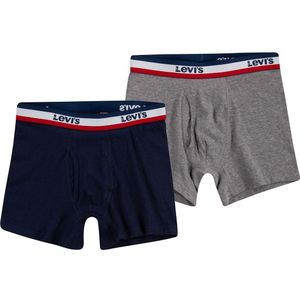 Set van 2 boxershorts LEVI'S KIDS. Katoen materiaal. Maten 14/16 jaar - 158/164 cm. Blauw kleur