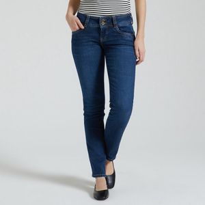Slim jeans, lage taille PEPE JEANS. Denim materiaal. Maten Maat 28 US - Lengte 30. Blauw kleur