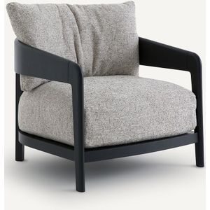 Fauteuil essenhout met naturelle of zwart tint Magalena AM.PM. Hout materiaal. Maten één maat. Zwart kleur