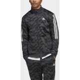 Bedrukte jas met ritssluiting, Tiro Suit-Up ADIDAS SPORTSWEAR. Polyester materiaal. Maten M. Blauw kleur