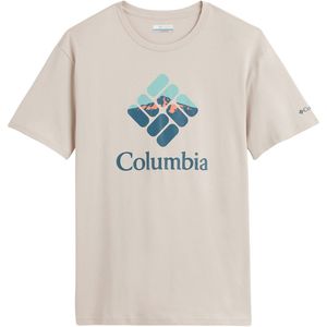 T-shirt met korte mouwen Rapid Ridge COLUMBIA. Katoen materiaal. Maten XS. Beige kleur
