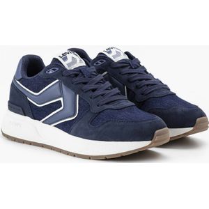 Lage sneakers in suède Charge LEVI'S. Leer materiaal. Maten 42. Blauw kleur