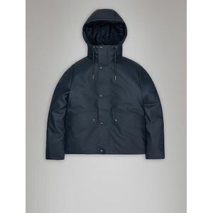 Uniseks waterafstotende jas NOME SHORT W PARKA RAINS. Polyester materiaal. Maten M. Blauw kleur