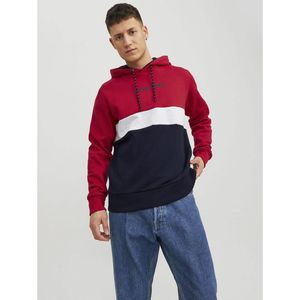 JACK & JONES ESSENTIALS Hoodie JJEREID Rood