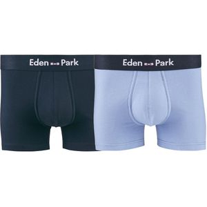 Set van 2 boxershorts EDEN PARK. Katoen materiaal. Maten XXL. Blauw kleur