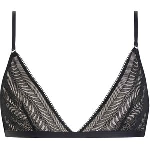 Triangel-BH Sculpt Lace CALVIN KLEIN UNDERWEAR. Polyamide materiaal. Maten M. Zwart kleur