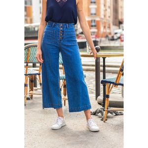 Bootcut jeans Atlanta LA PETITE ETOILE. Denim materiaal. Maten 34 FR - 32 EU. Blauw kleur