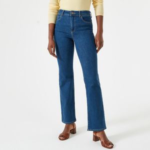 Bootcut jeans met push up effect ANNE WEYBURN. Denim materiaal. Maten 50 FR - 48 EU. Blauw kleur