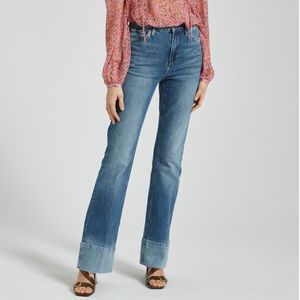 Flare broek, skinny fit, hoge taille PEPE JEANS. Denim materiaal. Maten Maat 29 US - Lengte 32. Blauw kleur