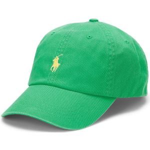 Pet in katoen met geborduurd logo POLO RALPH LAUREN. Katoen materiaal. Maten één maat. Groen kleur