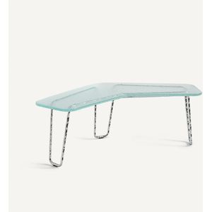 Oasis - OTTO Salontafel - Transparant - Glas en Ijzer
