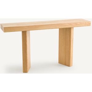 Console in eik L140 cm, Olaga AM.PM. Hout materiaal. Maten één maat. Beige kleur