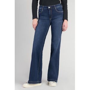 Bootcut jeans, hoge taille LE TEMPS DES CERISES. Denim materiaal. Maten 30 US - 38 EU. Blauw kleur