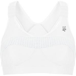 Sportbustier Top Strap Xback THUASNE SPORT. Polyamide materiaal. Maten 95B FR - 80B EU. Wit kleur