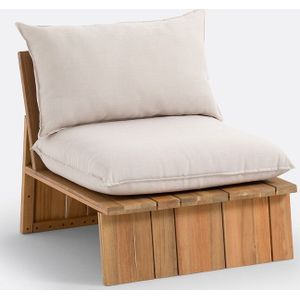 LA REDOUTE INTERIEURS - Brut - Outdoor Fauteuil - Beige - Acacia Hout