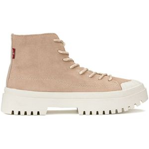 Hoge sneakers in suèdine Patton S LEVI'S. Leer materiaal. Maten 37. Beige kleur