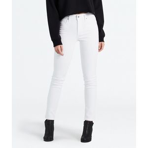 Skinny jeans 721 High Rise LEVI'S. Denim materiaal. Maten Maat 25 (US) - Lengte 30. Wit kleur