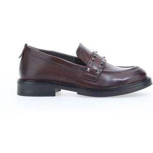 Loafers in leer MJUS. Leer materiaal. Maten 38. Kastanje kleur