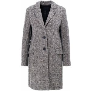 IKKS - Lange Jas - Kaban - Zwart - Wol