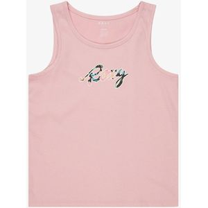 T-shirt zonder mouwen ROXY. Katoen materiaal. Maten 16 jaar - 162 cm. Roze kleur