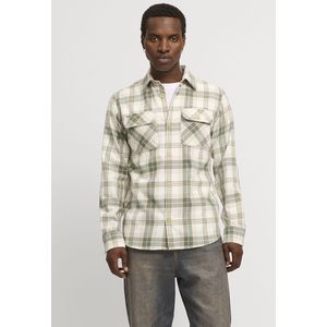 Flanellen overhemd JACK & JONES. Katoen materiaal. Maten XL. Beige kleur
