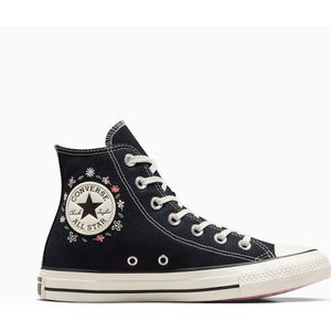 Sneakers All Star Hi Little Florals CONVERSE. Canvas materiaal. Maten 36. Zwart kleur