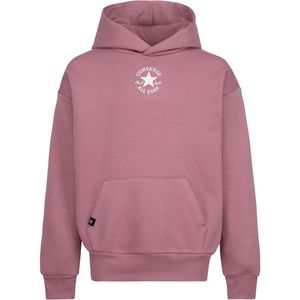 Hoodie in zacht en warm molton CONVERSE. Geruwd molton materiaal. Maten 10/12 jaar - 138/150 cm. Roze kleur