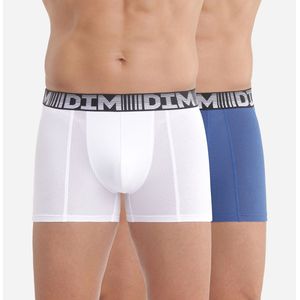 Set van 2 boxershorts 3D Flex Air DIM. Polyester materiaal. Maten L. Blauw kleur