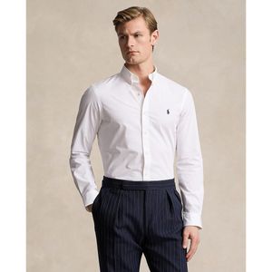 Aansluitend hemd Chino, geborduurd logo POLO RALPH LAUREN. Katoen materiaal. Maten XL. Wit kleur